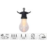 Lichtsnoer Met 10 Led Reflector Lampen - Voor Buiten