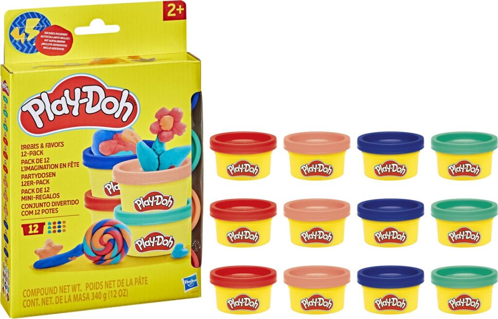 Play-Doh Playdoh Treats And Favors 12 Pack