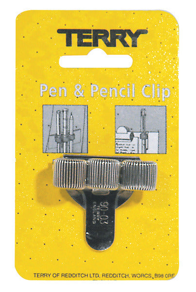 Terry Te-90-03-4 Clip Voor 3 Pennen En/Of Potloden Zilver