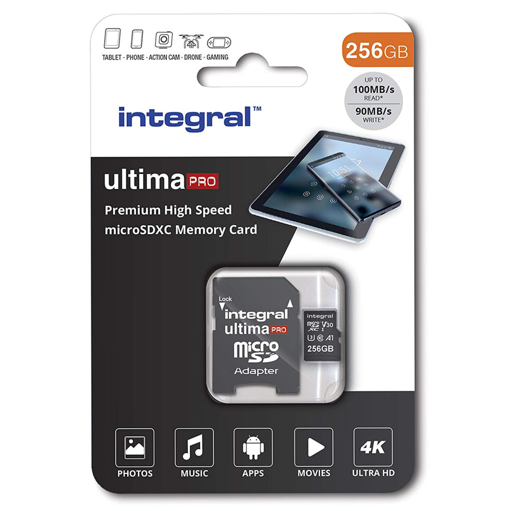 Integral Micro-Sdxc V30 100/90Mb 256Gb