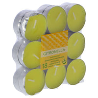 Overige Merken Geurtheelichten Citronella 4 Uur 18 Stuks