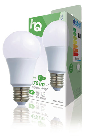 Hq Hqle27A60001 Led-Lamp A60 E27 6,5 W 470 Lm 2 700 K