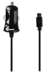 Valueline Vlmb60890B10 Micro-Usb-Autolader Micro Usb Male - 12V Autoaansluiting 1,00 M Zwart 2.1A