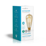 Nedis Wifilf10Gdst64 Wi-Fi Smart Led-Lamp Met Filament E27 St64 5 W 500 Lm