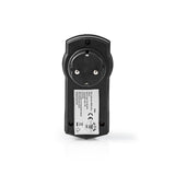 Nedis Rfpom120Fbk Rf Smart Stekker Outdoor Ip44 Aan/Uit Rf Mesh Range Extender Schuko Type F 3680 W