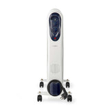 Nedis Htoi30Wt9 Mobiele Olieradiator 800 / 1200 / 2000 W 9 Vinnen Instelbare Thermostaat 3 Warmte Standen Omvalpreventie Wit