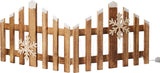 Kersthek 76Cm - Met Led Verlichting - Hout