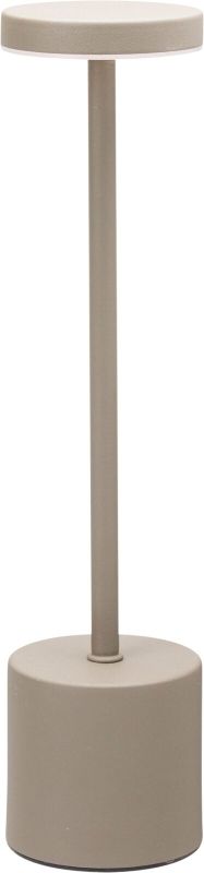 Tafellamp Taupe - 34Cm - Touchlamp - Dimbaar - Usb