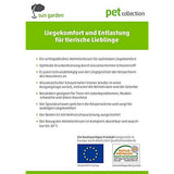 Sun Garden Buddy Orthopedisch Hondenkussen 72X50X8Cm Beige/Donkerbuin