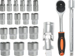 Fx Tools  88-Delige Gereedschapskoffer - Trolley - De Meeste Gebruikte Handgereedschappen In 1 Set