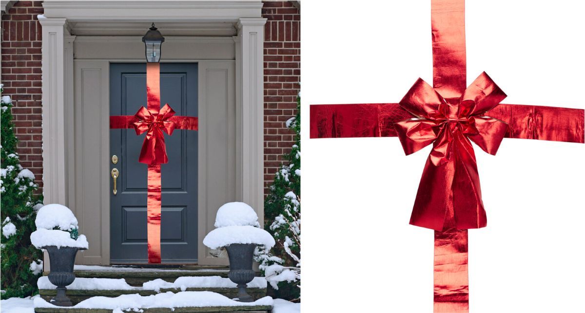 Deurstrik Rood - Kerst