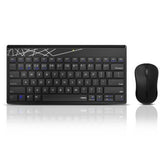 Rapoo Draadloze Combo Set Toestenbord En Muis Multi-Mode 8000M Zwart Qwerty Us