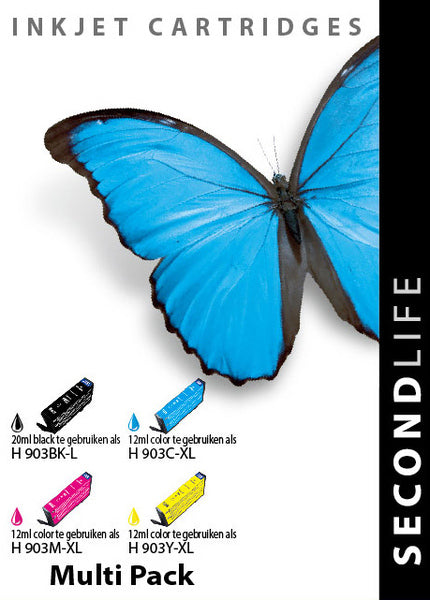 Kangaro Sl-11111489 Cartridge Secondlife Hp Multipack 903 Xl