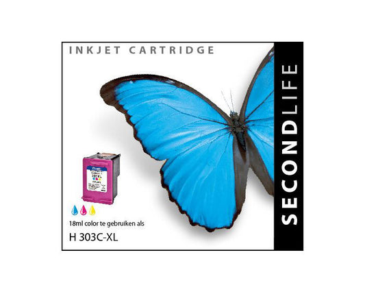 Kangaro Sl-11111508 Cartridge Secondlife Hp 303 Xl Kleur