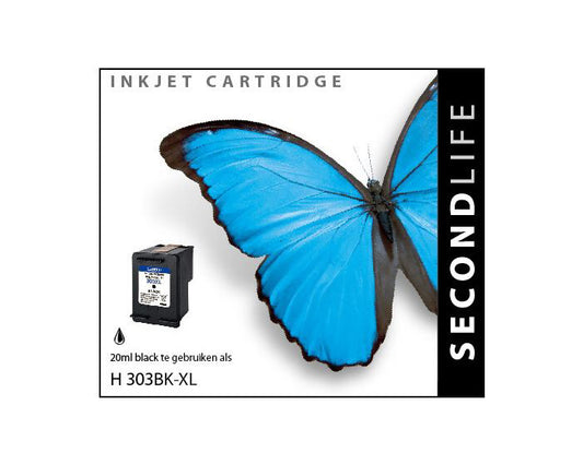 Kangaro Sl-11111501 Cartridge Secondlife Hp 303 Xl Zwart