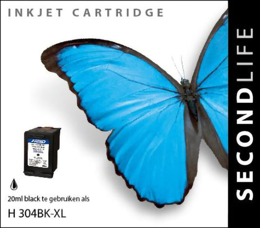 Kangaro Sl-11111471 Cartridge Secondlife Hp 304 Xl Zwart