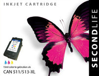 Kangaro Sl-11011068 Cartridge Secondlife Canon Cl 511/513 Kleur