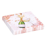 Overige Merken 3-Laags Papieren Servetten Hearts Bubbles 33X33 Cm 20 Stuks