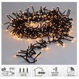 Maxi Cluster Kerstverlichting - 400 Led - 6M - Extra Warm Wit - Timer - Lichtfuncties - Geheugen - Buiten