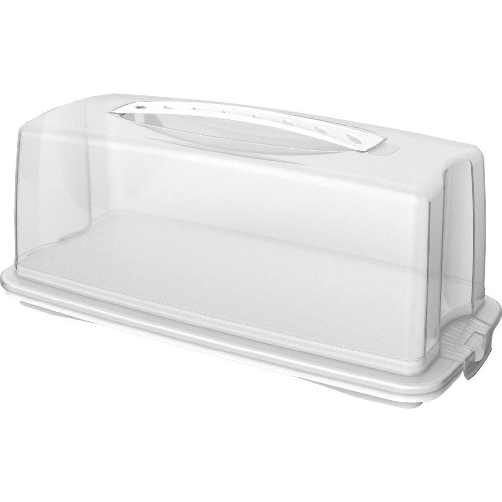 Rotho Fresh Cakedoos Rechthoek 36X16.5X16.5 Cm Wit/Transparant