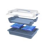 Rotho Fresh Partybutler Serveertray Cool &Amp; Horizon Blauw