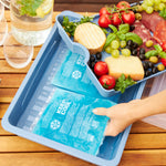 Rotho Fresh Partybutler Serveertray Cool &Amp; Horizon Blauw
