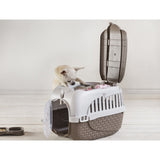 Bama Pet Transportbox 59X38X37 Cm Taupe/Wit