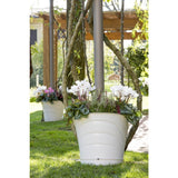 Bama Tulipano Bloempot 5L 34.5X19X30 Cm 4 Stuks Wit