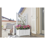 Bama Fioriera Separe Bloemenbak 80X42.5X150 Cm Wit