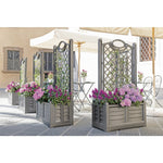 Bama Fioriera Separe Bloemenbak 80X42.5X150 Cm Grijs