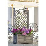 Bama Fioriera Separe Bloemenbak 80X42.5X150 Cm Grijs