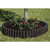 Bama Tuin Modulaire Rand Imitatiehout 38.5X15 Cm 6 Stuks Bruin