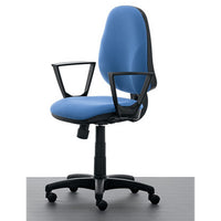 Linea Fabbrica Tiger 01 Blauw/Blauw Bureaustoel Met Armleuning