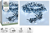 Microcluster - 400 Led - 8M - Wit - Timer - Lichtfuncties - Geheugen - Buiten