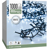 Microcluster - 1000 Led - 20M - Wit - Timer - Lichtfuncties - Geheugen - Buiten