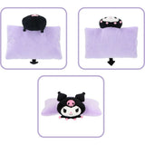 Hello Kitty Knuffelkussen Kuromi 45X28 Cm Zwart/Paars/Wit