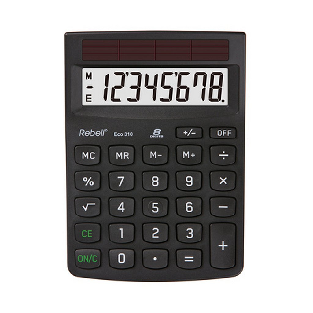 Rebell Re-Eco310-Bx Calculator Eco 310 Zwart