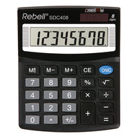 Rebell Re-Sdc408-Bx Calculator Sdc408 Zwart