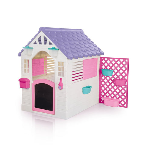 Dolu Tuin Speelhuis 140X127X107.5 Cm + Geluid Roze/Paars