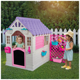 Dolu Tuin Speelhuis 140X127X107.5 Cm + Geluid Roze/Paars