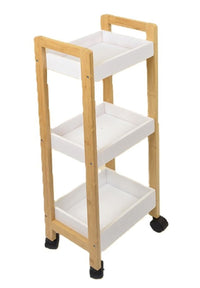 Ceruzo Opbergtrolley - Verrijdbaar Keukenrek - 3 Etages