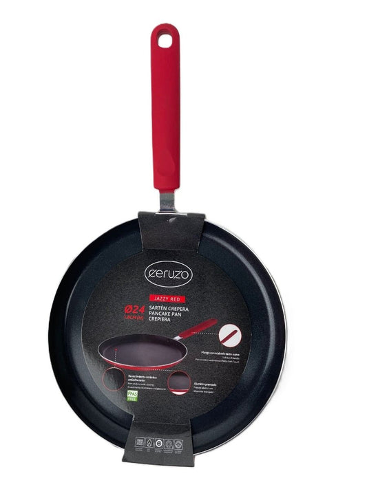 Ceruzo Pannenkoekenpan Pfas Vrij - 24 Cm - Jazzy Red
