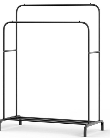 Ceruzo Kledingrek - 110X57X146 Cm - Mat Zwart