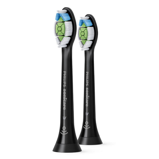 Philips Hx6062/13 W2 Optimal White-Opzetborstels 2 Stuks Zwart