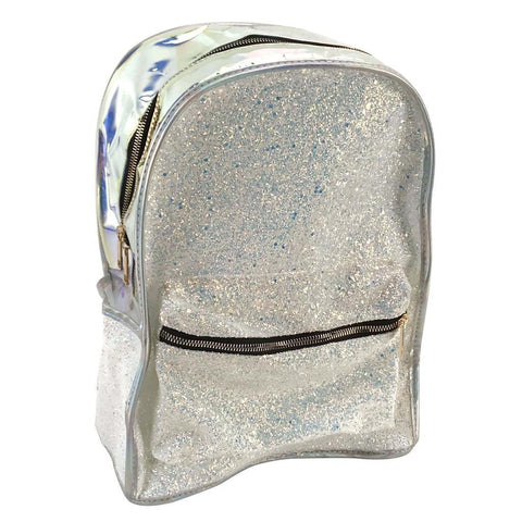 Basic Glitter Rugzak Holografisch/Zilver