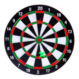 Overige Merken Dartboard Tweezijdig + 6 Pijlen 37 Cm