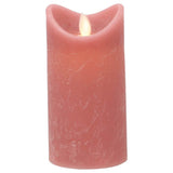 Daily Home Led Kaars 7.5X15 Cm Roze