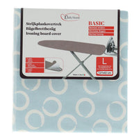 Daily Home Strijkhoes Basic L 127X42 Cm Katoen/Schuim/Lichtblauw/Wit