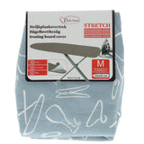 Daily Home Strijkhoes Stretch M 122X40 Cm Lichtblauw/Wit