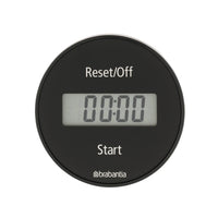 Brabantia Tasty+ Kookwekker Met Magneet Dark Grey
